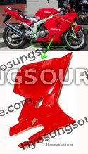 Genuine Lower Right Fairing Cowl (Red) Hyosung GT250R GT650R