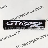 GT650R Shield Window Graphic Sticker Decal White Hyosung Model