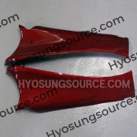 Genuine Lower Side Leg Shield Red Set Daelim SG125