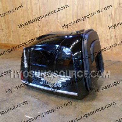 Genuine Luggage Trunk Top Case Black Hyosung GV125 GV250