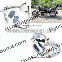 Aftermarket Engine Guard With Luggage Frame GV125 GV250