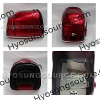 Genuine Luggage Trunk Top Case Red Daelim SQ125 S2 125 S2 250